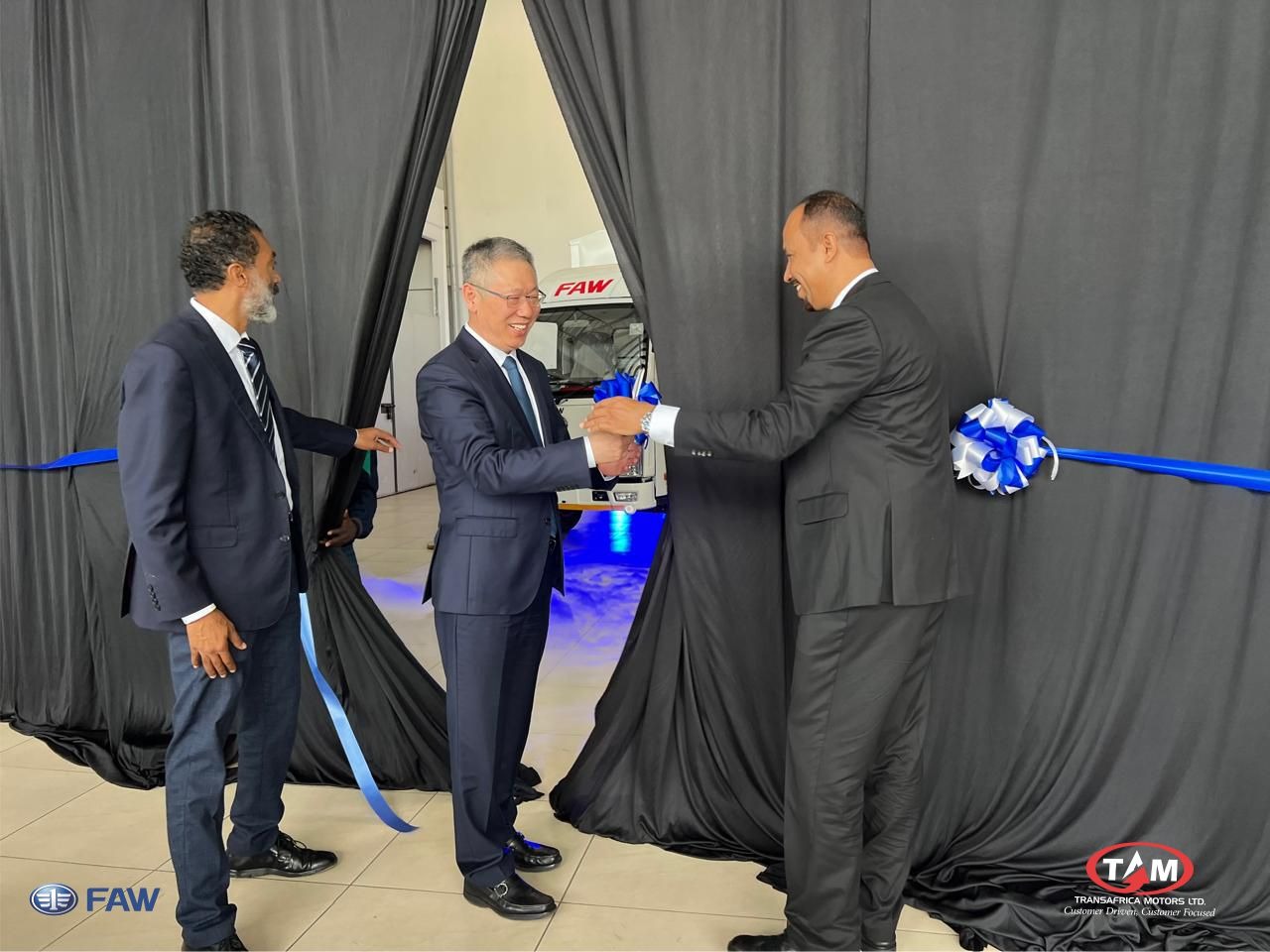 NEW FAW RIGID TRUCKS  LAUNCH AT TRANSAFRICA MOTORS LTD SHOWROOM - NAIROBI (ENTERPRISE ROAD)